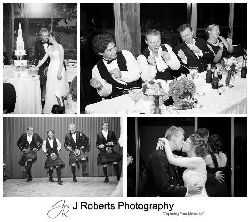 Dancing at wedding reception at the deckhouse woolwich - Sydney wedding photographer 
